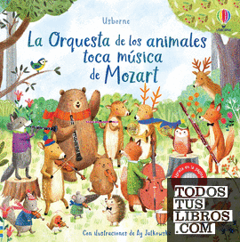 La orquesta de los animales toca musica de Mozart
