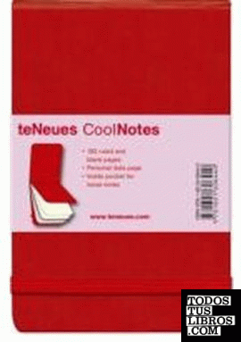 NOTES RED/RED FLIP PAD 9,6 X 14,6 CM