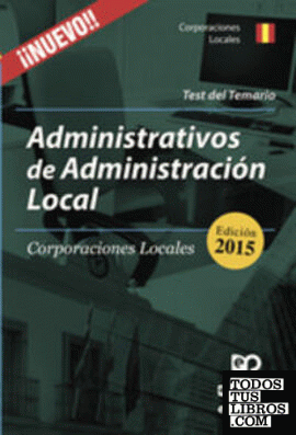 Test del Temario. Administrativos de Administración Local