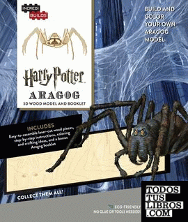 INCREDIBUILDS: HARRY POTTER: ARAGOG 3D WOOD MODEL AND BOOKLET