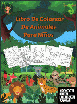 Libro De Colorear De Animales Para Niños