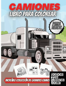 Camiones Libro Para Colorear Para niños