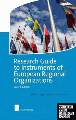 RESEARCH GUIDE TO INSTRUMENTS OF EUROPEAN REGIONAL ORGANIZATIONS  2 ED.