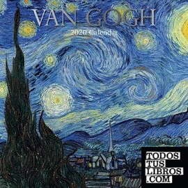 2020 calendario pared Van Gogh