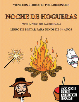 Libro De Pintar Para Niños De 7+ Años (Personajes De Dibujos Animados) de  Isabella Martinez 978-1-80014-546-7