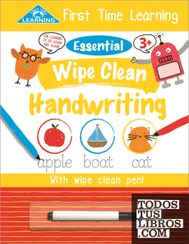 First Time Learning: Wipe Clean Handwriting