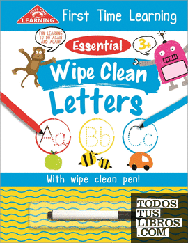 First Time Learning: Wipe Clean Letter