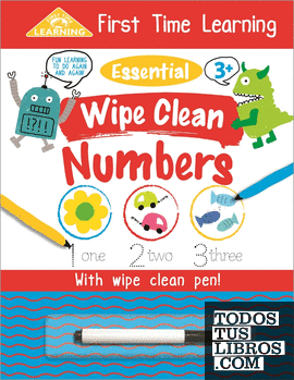 First Time Learning: Wipe Clean Numbers