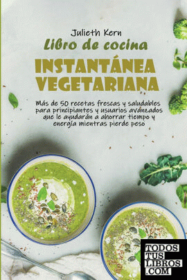 Libro de cocina instantánea vegetariana
