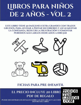 Fichas para pre-infantil (Libros para niños de 2 años - Vol. 2)