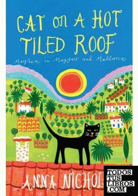 CAT ON A HOT TILED ROOF