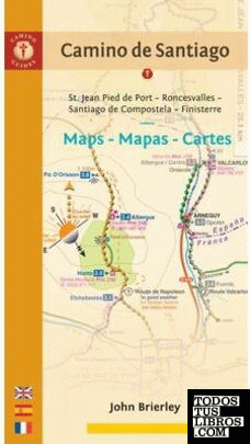Camino de Santiago Maps: St Jean Pied de Port - Finisterre