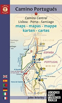 Camino Portugues Maps - Mapas - Mappe - Karten - Cartes : Lisboa - Porto - Santi