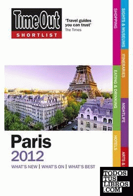 PARIS 2012 - TIME OUT SHORTLIST