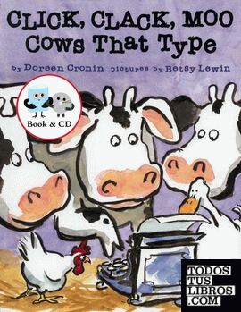 Click, Clack, Moo. Cows that Type. Book + CD