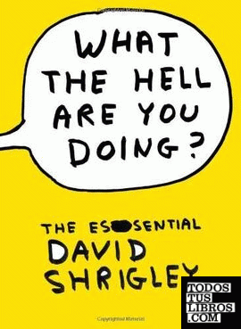 DAVID SHRIGLEY: WHAT THE HELL ARE YOU DOING?