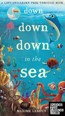 Down Down Down in the Sea : A Lift-and-Learn Peek-Through Book
