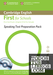 Speaking Test Preparation Pack for First for Schools Paperback with DVD
