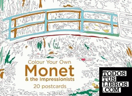 Colour Your Own Monet & the Impressionists Postcard Book