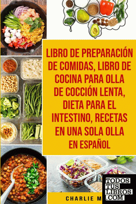 Libro De Preparación De Comidas & Libro De Cocina Para Olla De Cocción Lenta & D