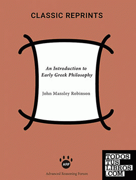 An Introduction to Early Greek Philosophy