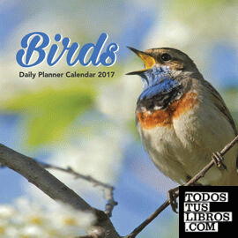 Birds Daily Planner Calendar 2017