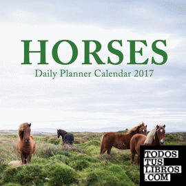 Horses Daily Planner Calendar 2017