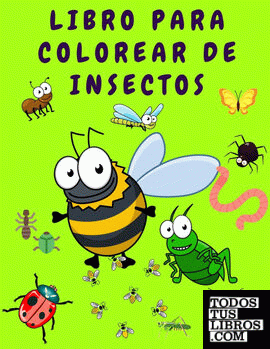 Libro para colorear de insectos