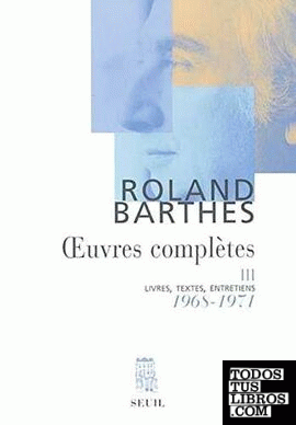Oeuvres complètes III