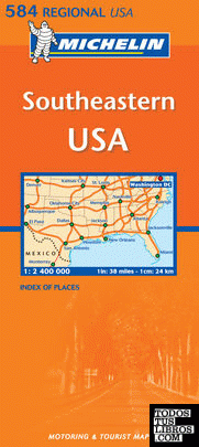 Mapa Regional Southeastern USA
