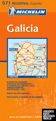 Galicia ( Mapa carreteras regional michelin )