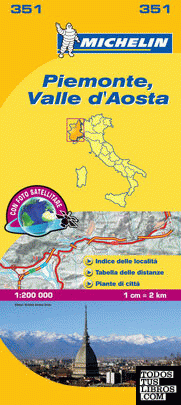 Mapa Local Piemonte, Valle DAosta