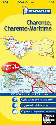 Mapa Local Charente, Charente-Maritime