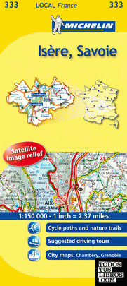 Mapa Local Isère, Savoie