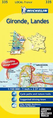 Mapa Local Gironde, Landes