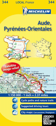 Mapa Local Aude, Pyrénées-Orientales