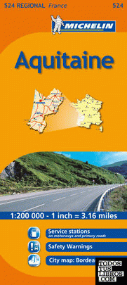 Mapa Regional Aquitaine