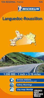 Mapa Regional Languedoc-Roussillon