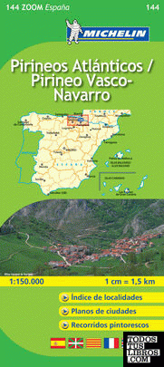 Mapa Zoom Pirineos Atlánticos / Pirineo Vasco-Navarro