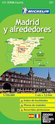 Mapa Zoom Madrid y alrededores