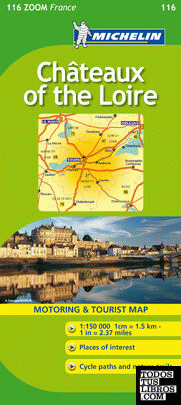 Mapa Zoom Chateaux of the Loire