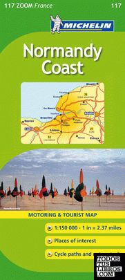 Mapa Zoom Normandy Coast