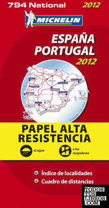 Mapa National España - Portugal