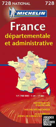 Mapa National Francia Administrativa
