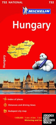 Mapa National Hungary