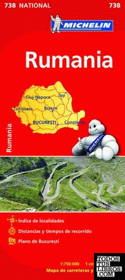 Mapa National Rumanía