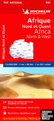 Mapa National Africa Norte y Oeste