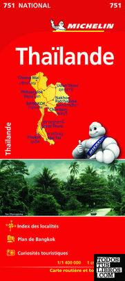Mapa National Tailandia