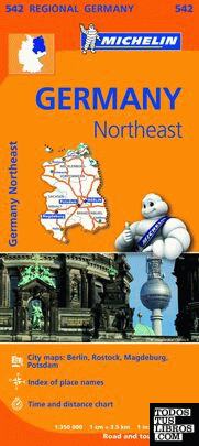 Mapa Regional Germany Northeast