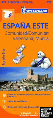 Mapa Regional Comunidad Valenciana, Murcia